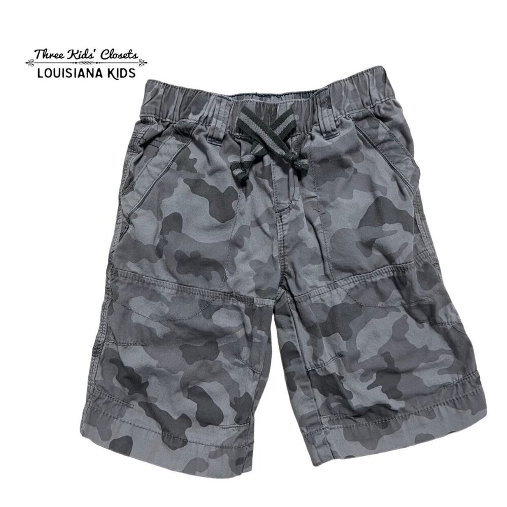 Next 5Y Grey Camouflage Shorts